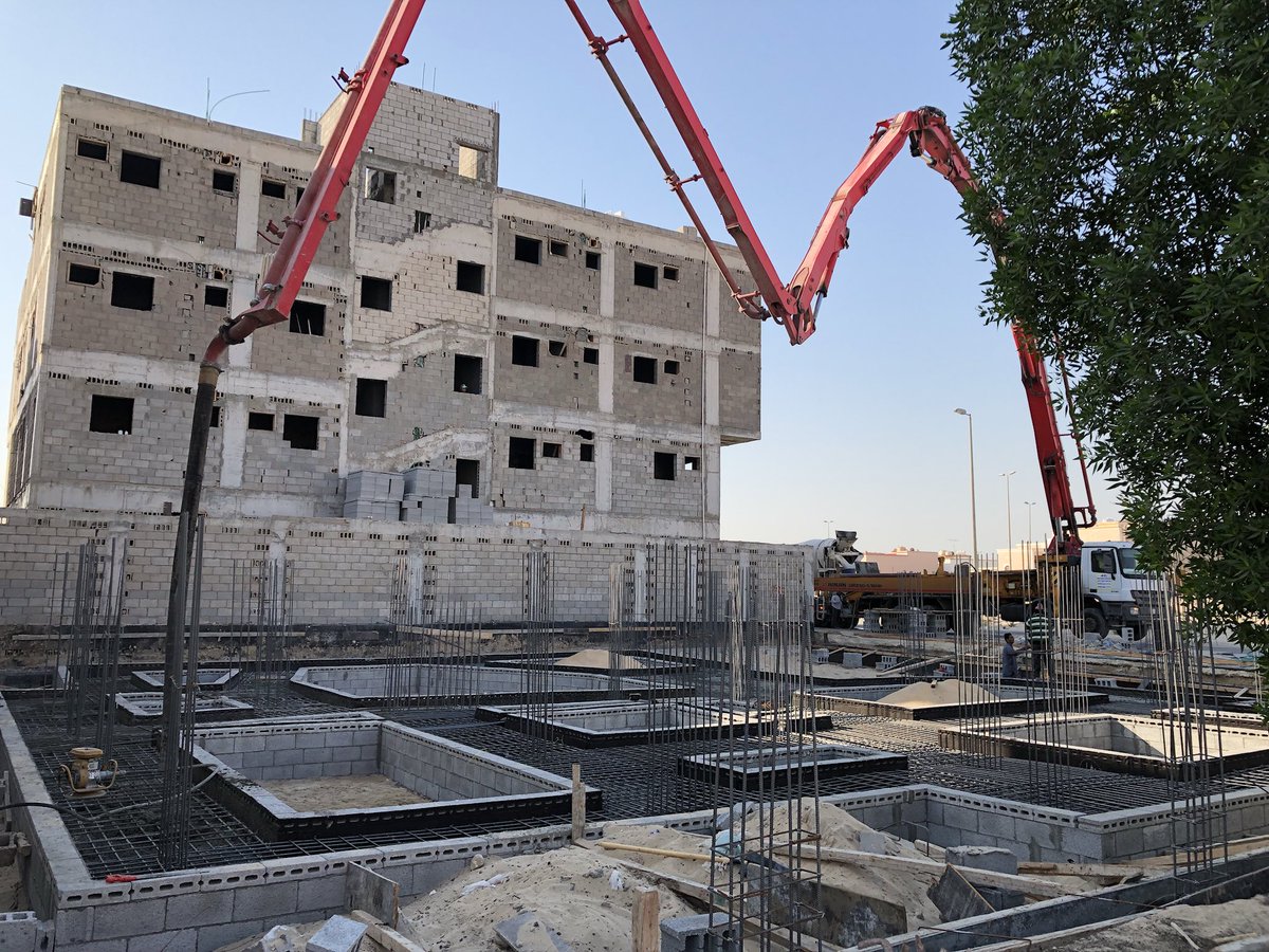 صب خرسانة أساسات — الرياض